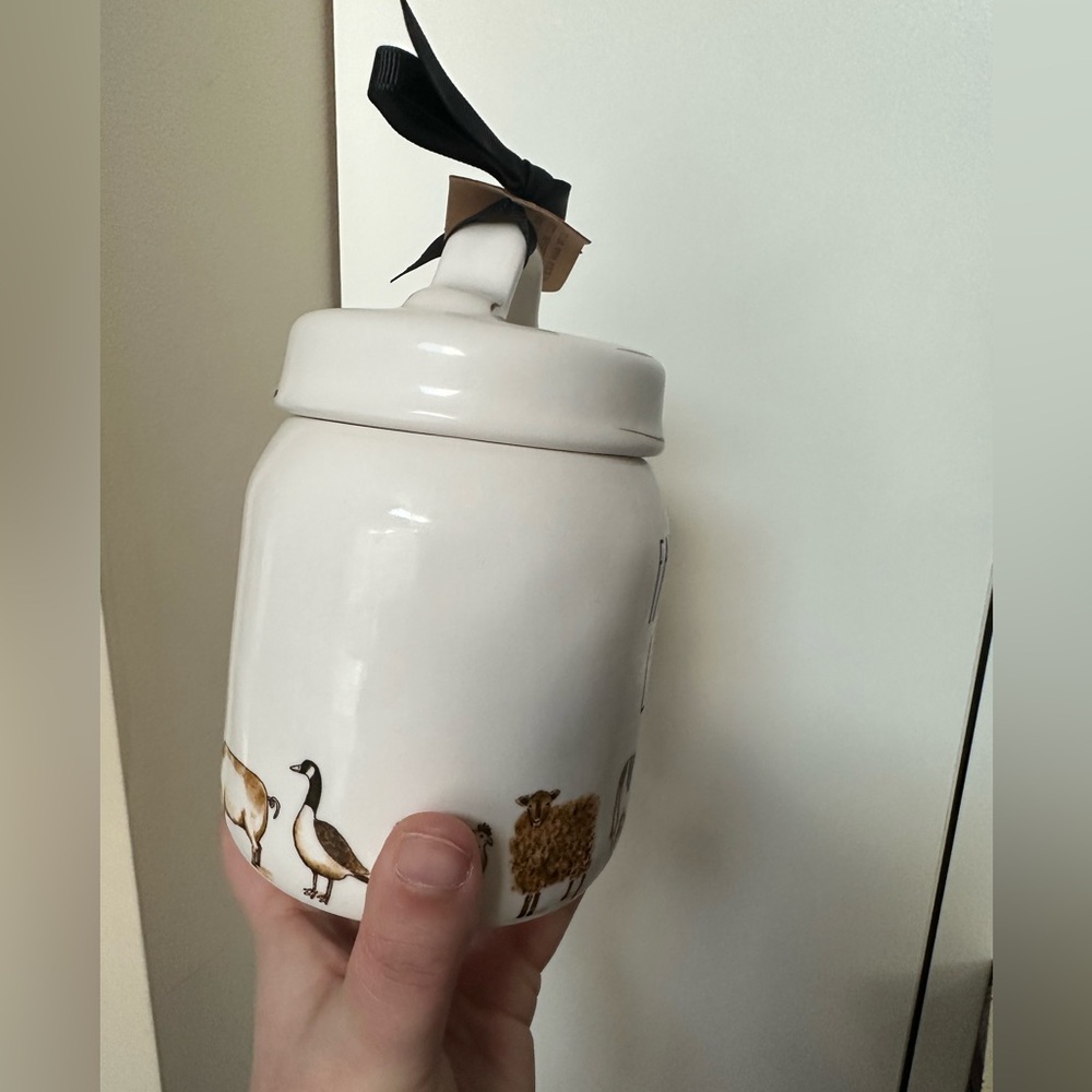 Rae Dunn FARM LIFE baby canister 🐄 - Picture 2 of 6